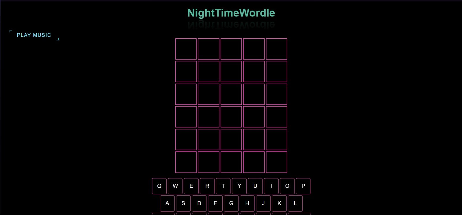 NightTimeWordle Screenshot